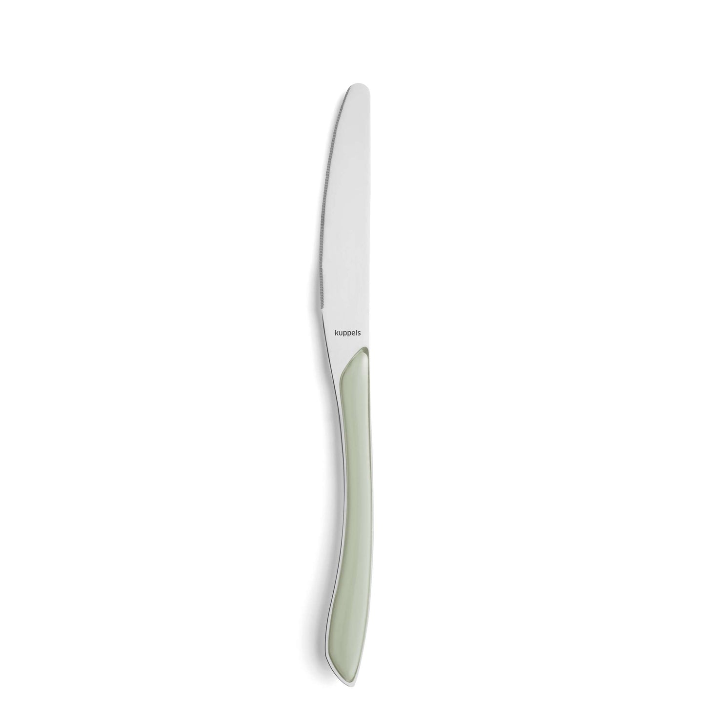 PRISMA dinner knife full handle sage green