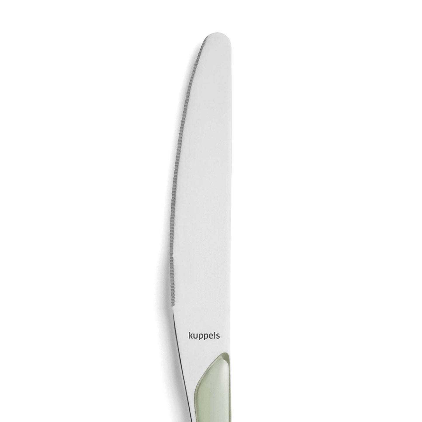 PRISMA dinner knife full handle sage green