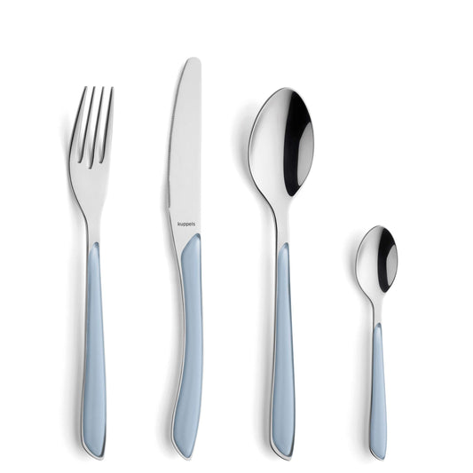 PRISMA cutlery set 24-piece sky blue