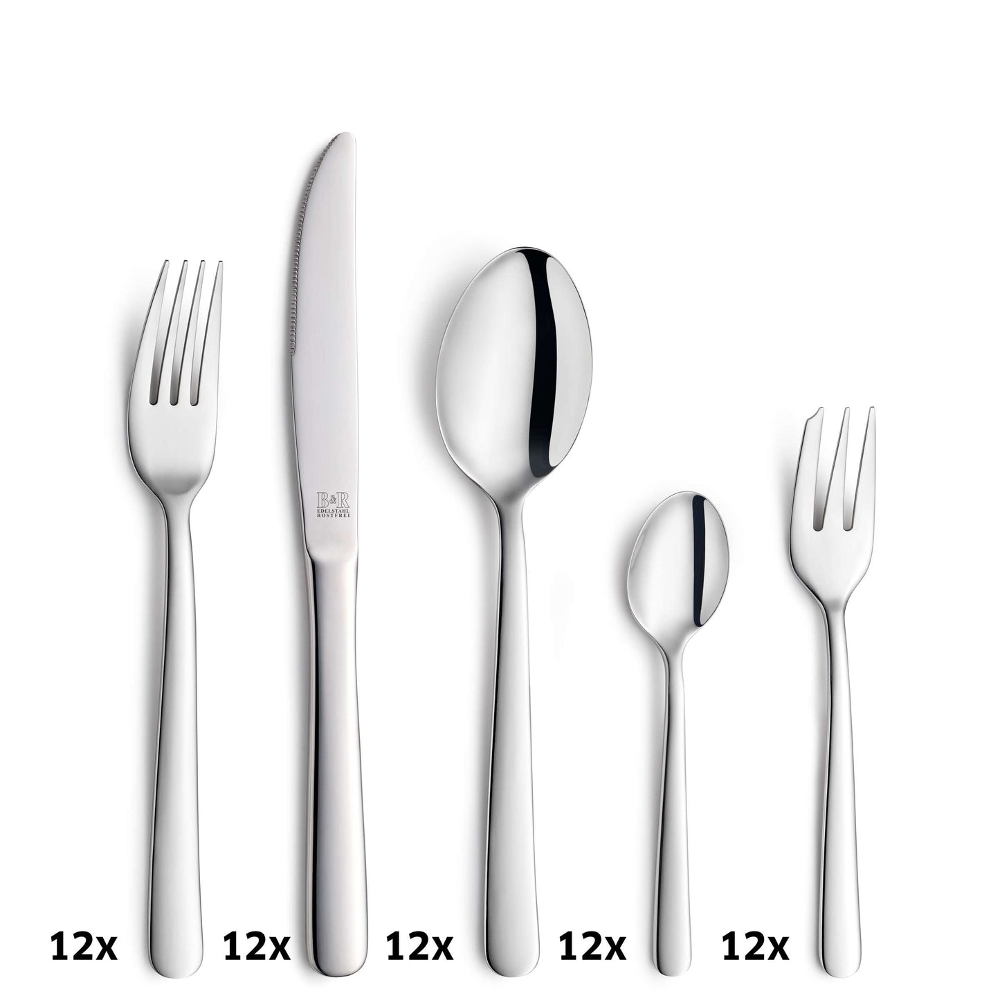 LUNA Besteckset 60-teilig