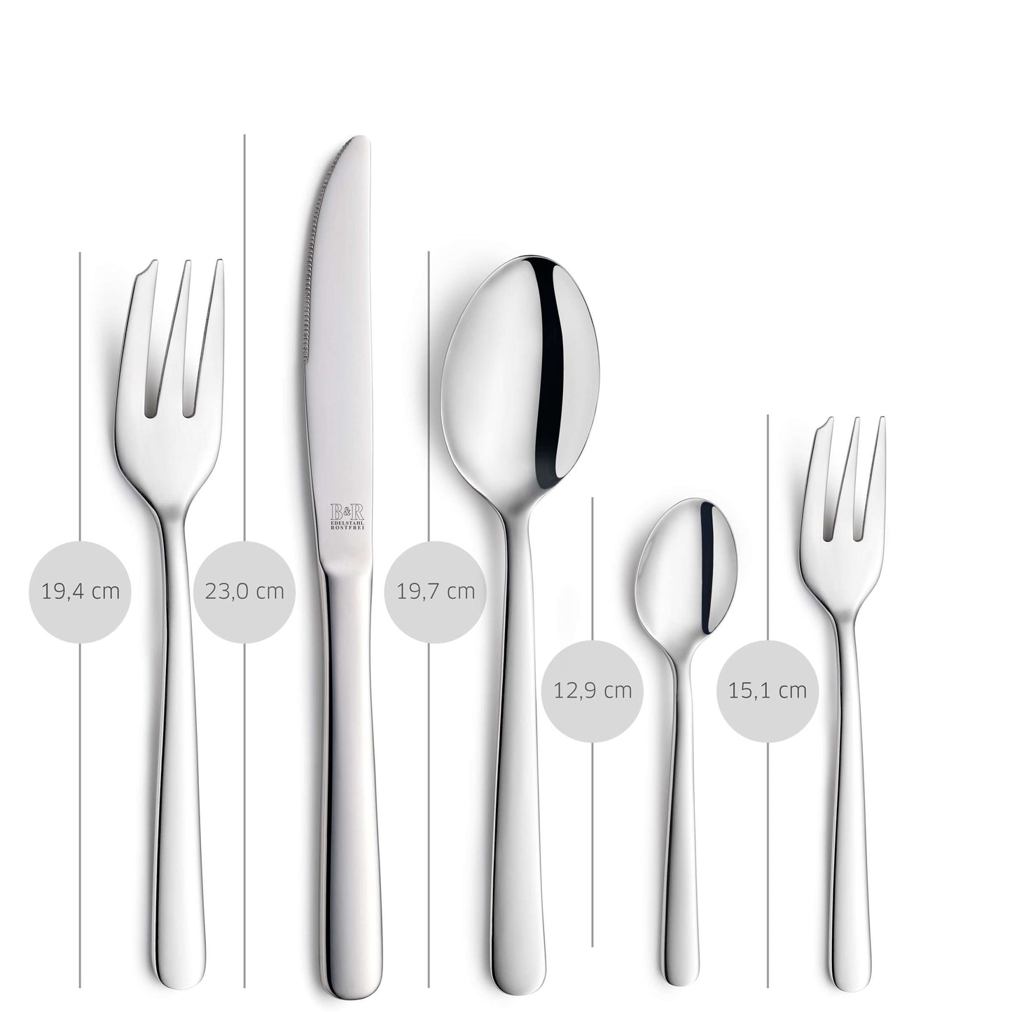 LUNA cutlery set 60-piece