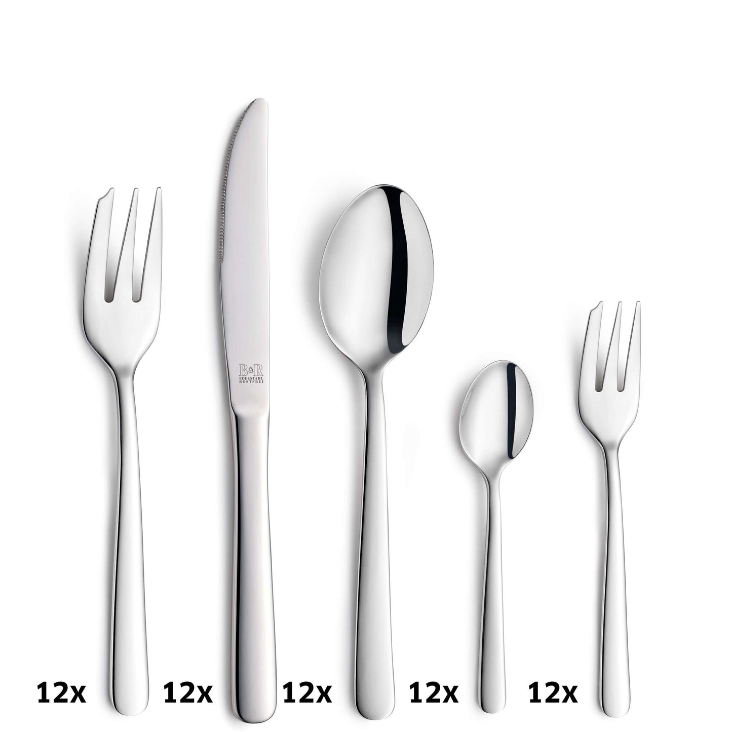 LUNA cutlery set 60-piece