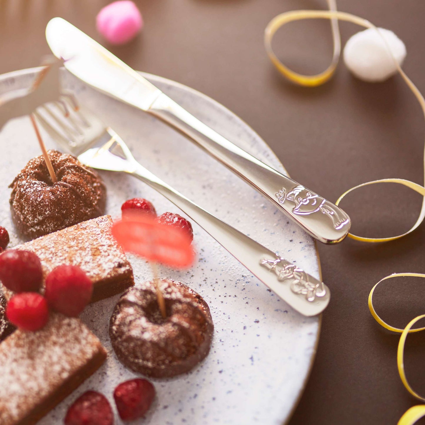 WALDFREUNDE children's cutlery set 4-piece