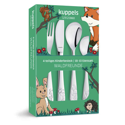 WALDFREUNDE Kinderbesteck Set 4-teilig - kuppels-home.de