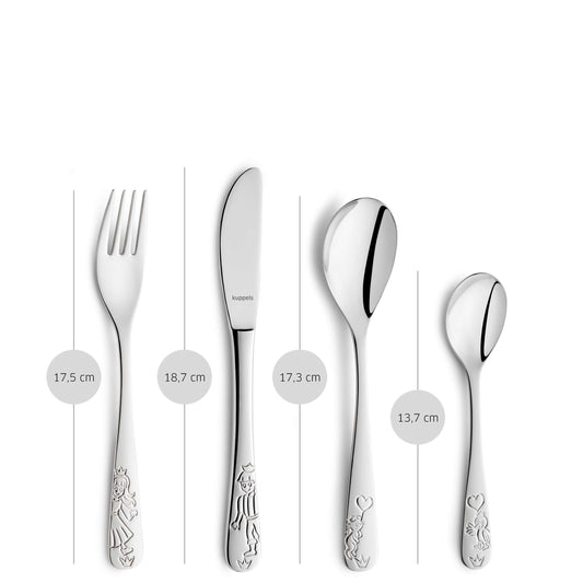 PRINZESSIN Kinderbesteck Set 4-teilig