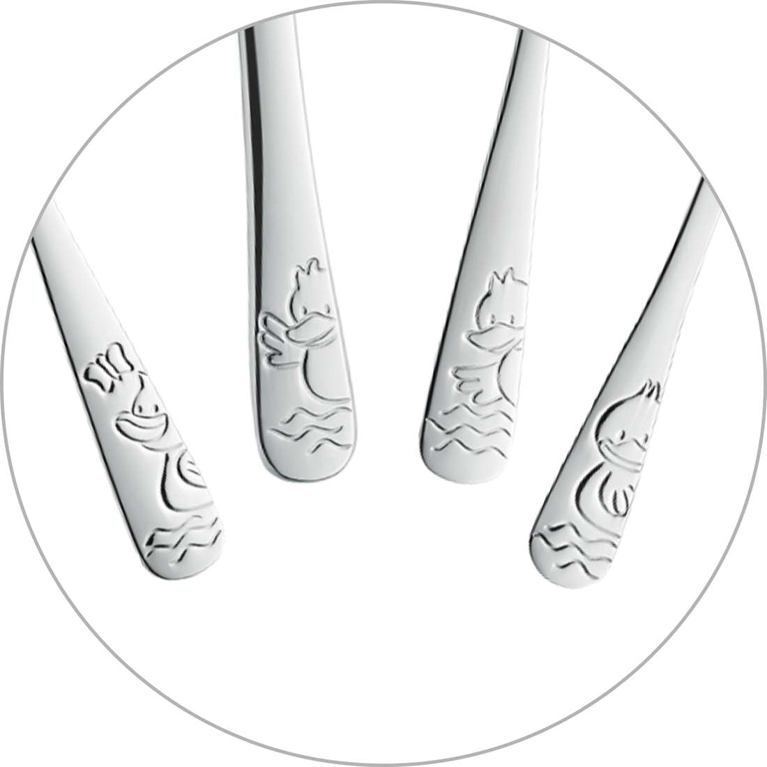 DUCK Kinderbesteck Set 4-teilig