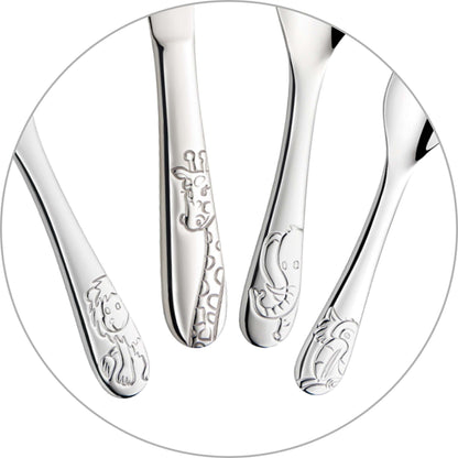 DSCHUNGELTIERE Kinderbesteck Set 4-teilig - kuppels-home.de