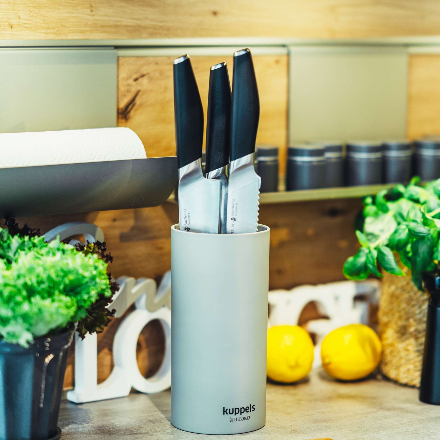 ALL4ONE Messerblock mit Borsteneinsatz