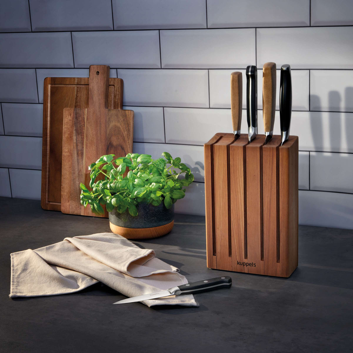 Single universal knife block Prestige, magnetic