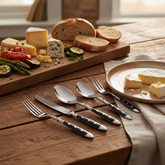 COUNTRY Besteckset 30-teilig schwarz