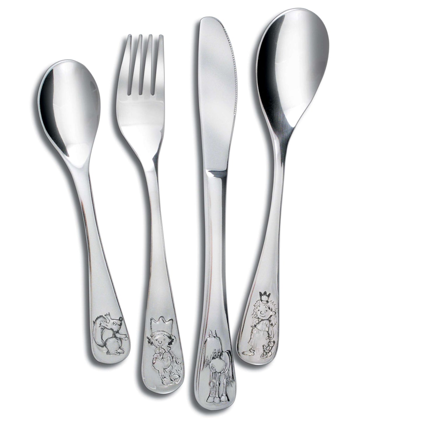 LITTLE KING children's cutlery set 4-piece