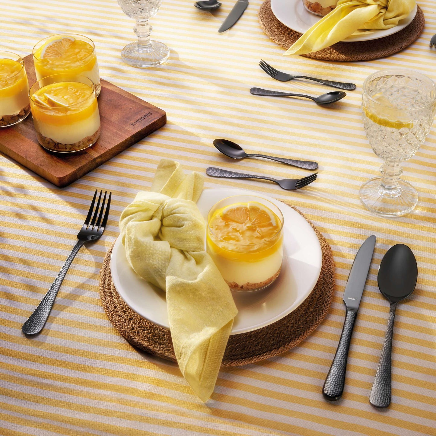 CRYSTAL Besteckset 30-teilig PVD schwarz