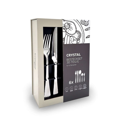 CRYSTAL Besteckset 30-teilig - kuppels-home.de
