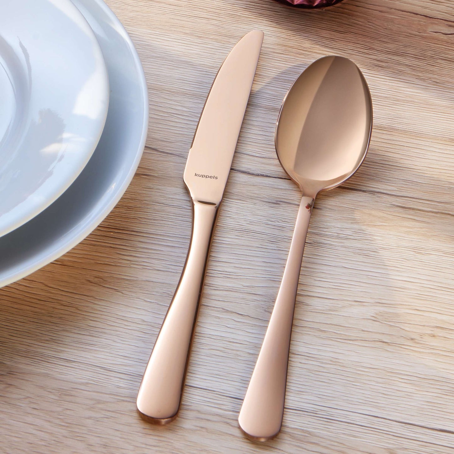 DELIA cutlery set 30-piece PVD rose