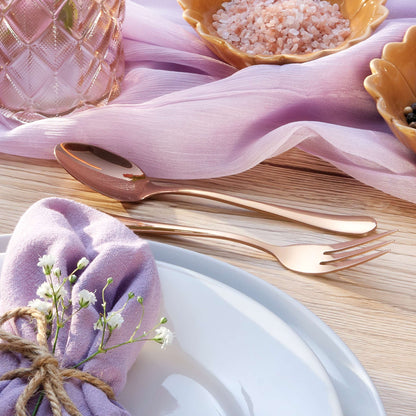 DELIA Besteckset 30-teilig PVD rosé - kuppels-home.de