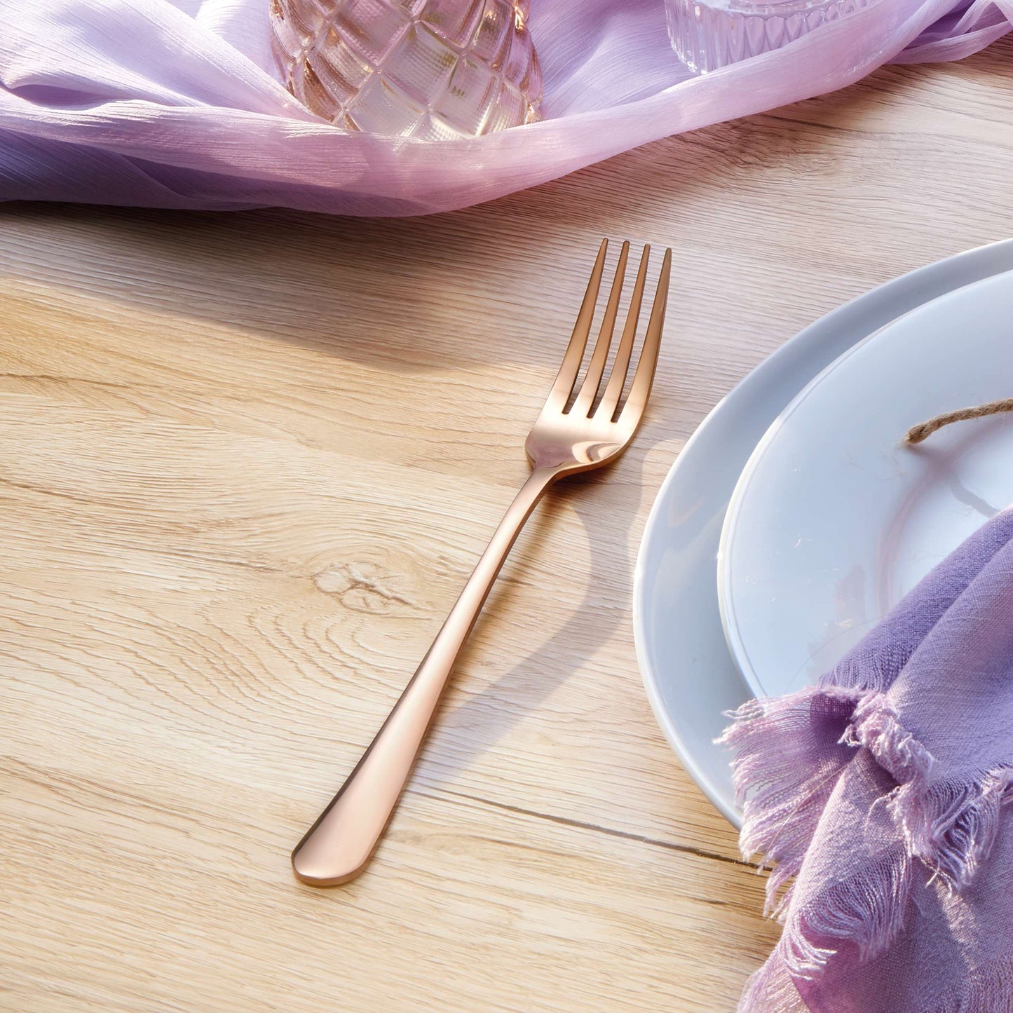 DELIA cutlery set 30-piece PVD rose