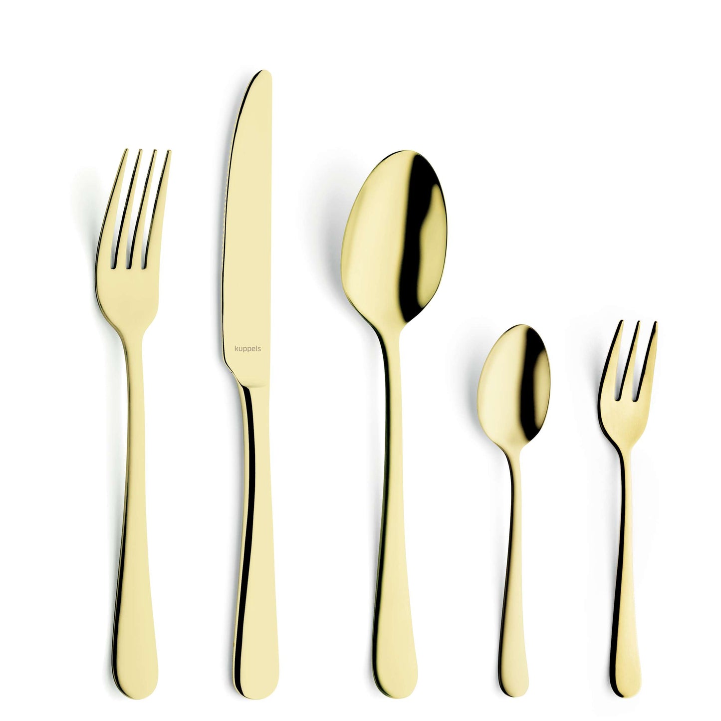 DELIA cutlery set 30-piece PVD champagne