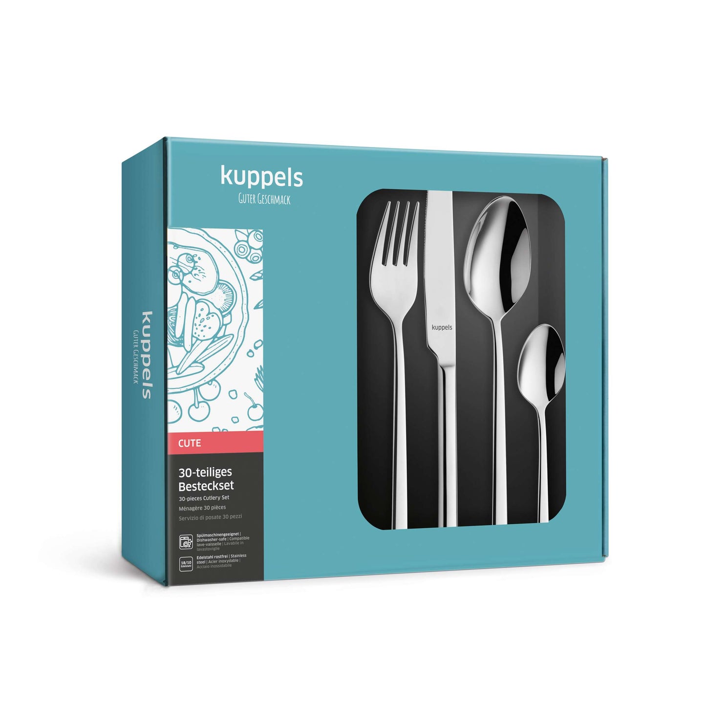 CUTE cutlery set 30-piece