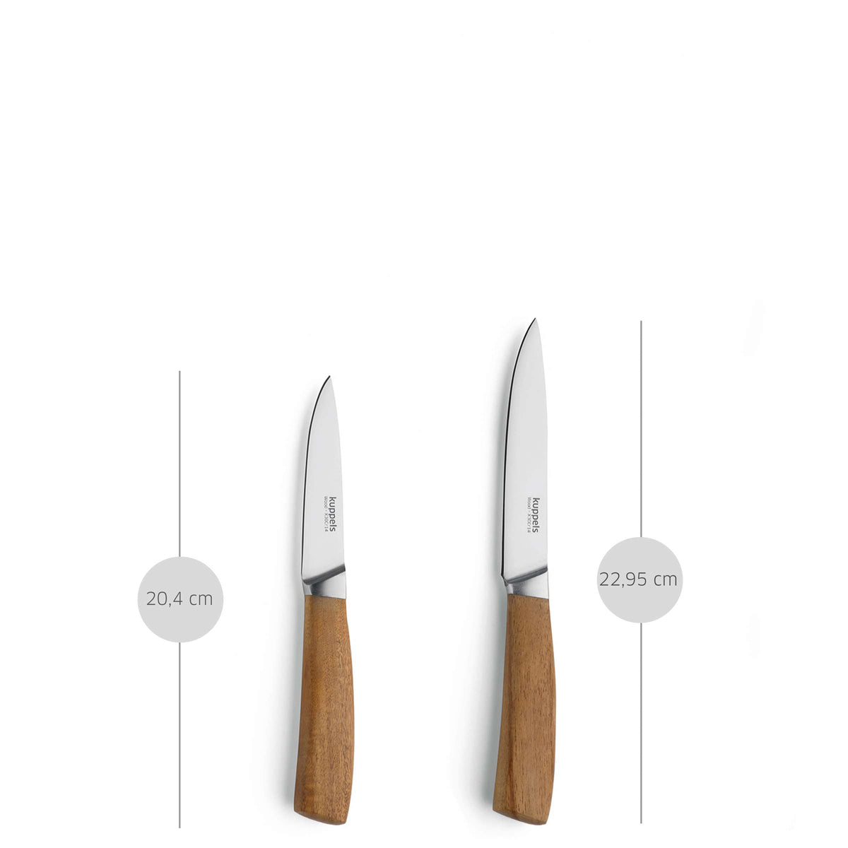 Kuppels Wood Knife Set – Vegetable & Utility Knife Set