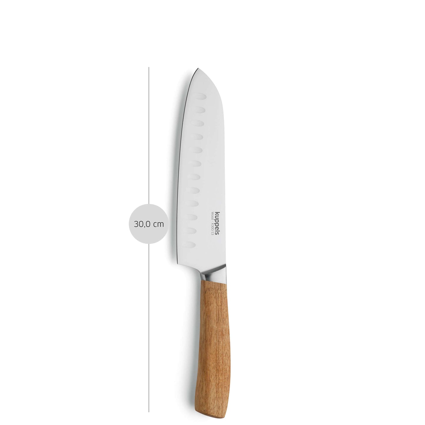 WOOD Santoku knife 7"