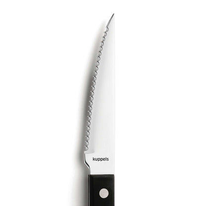 FILET steak knife set 6-piece black