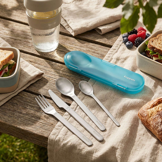 2GO 4-piece cutlery set mint