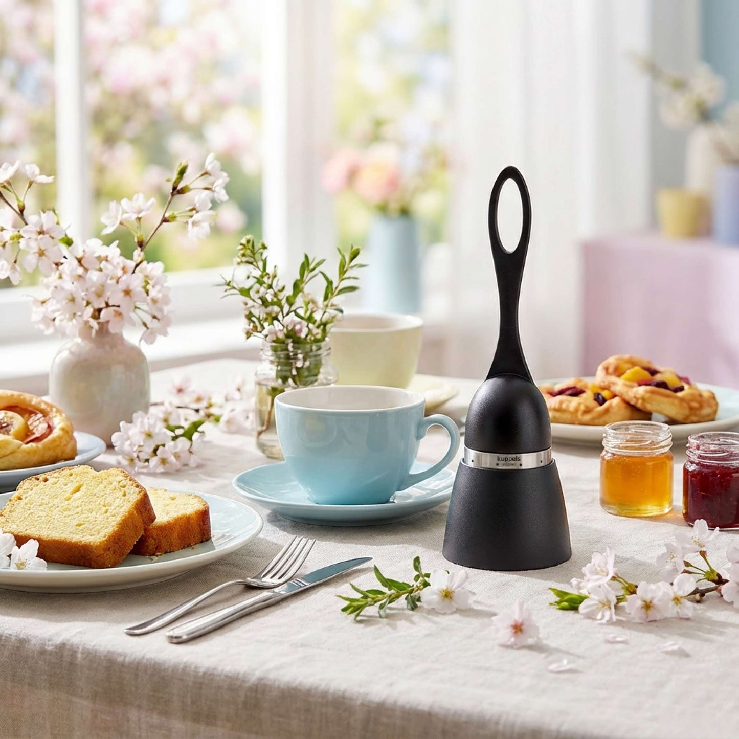 TEA TIME tea infuser with stand