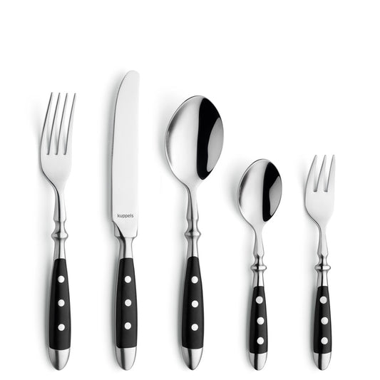KUPPELS COUNTRY Besteckset 30-teilig schwarz - kuppels-home.de