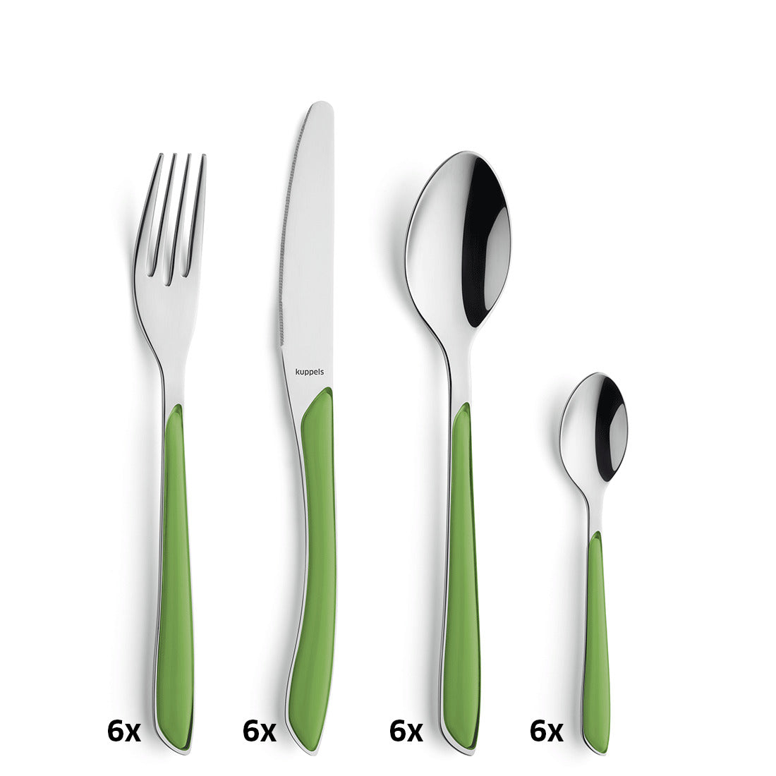 PRISMA Besteckset 24-teilig springgreen - kuppels-home.de