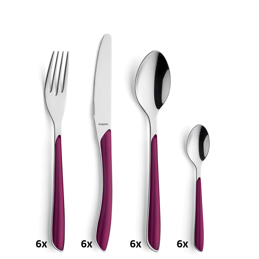 PRISMA Besteckset 24-teilig wildberry - kuppels-home.de