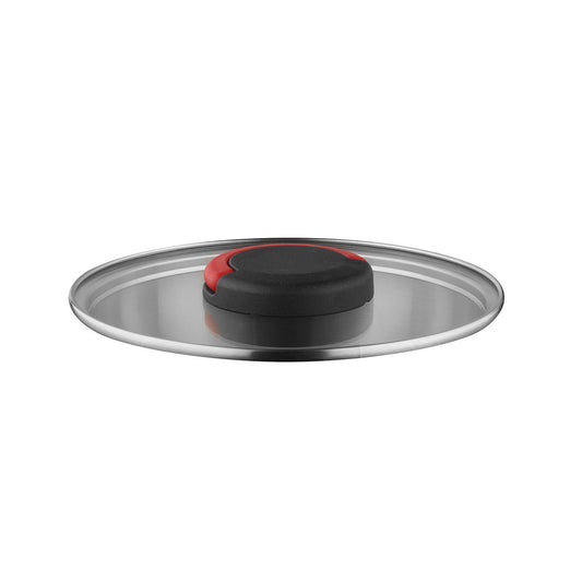 QUICK CLACK PRO Glasdeckel 18 cm silber - kuppels-home.de