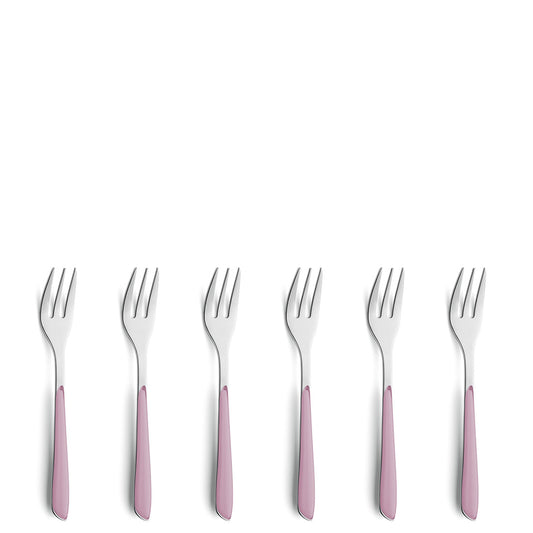 PRISMA Kuchengabel Set 6-teilig altrosa - kuppels-home.de