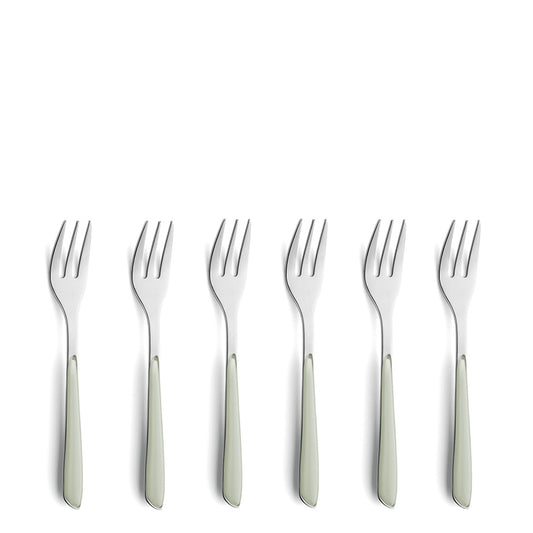 PRISMA Kuchengabel Set 6-teilig salbeigrün - kuppels-home.de