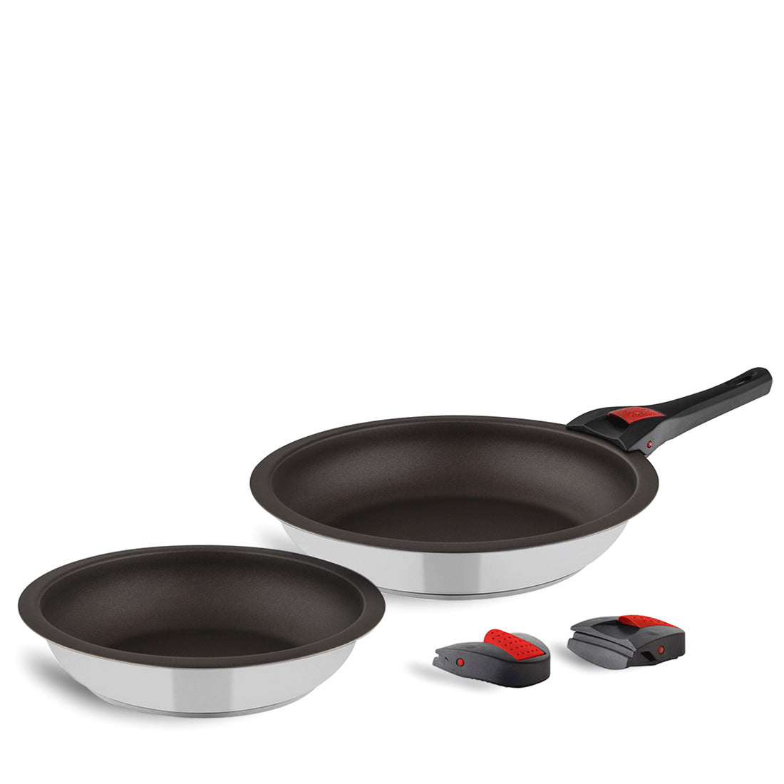 QUICK CLACK PRO Pfannenset 5-teilig schwarz - kuppels-home.de