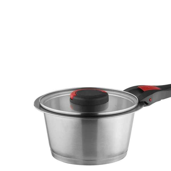 QUICK CLACK PRO Topf 16 cm silber - kuppels-home.de